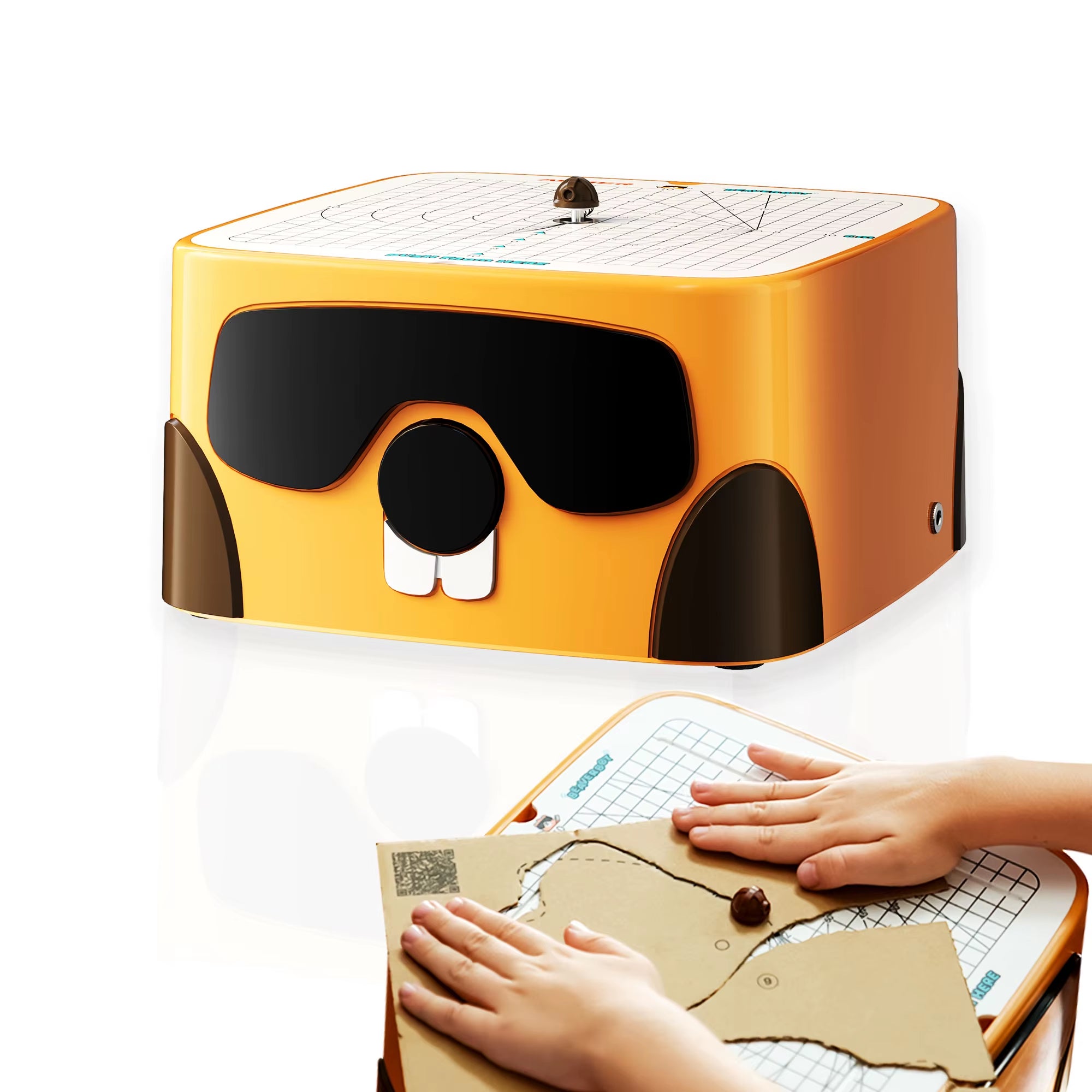 Beaverbot Safe Cardboard Construction Kit for Kids DIY Cutter Cutting Activity Toy Cardboardcraft Machine Cardboard Saw