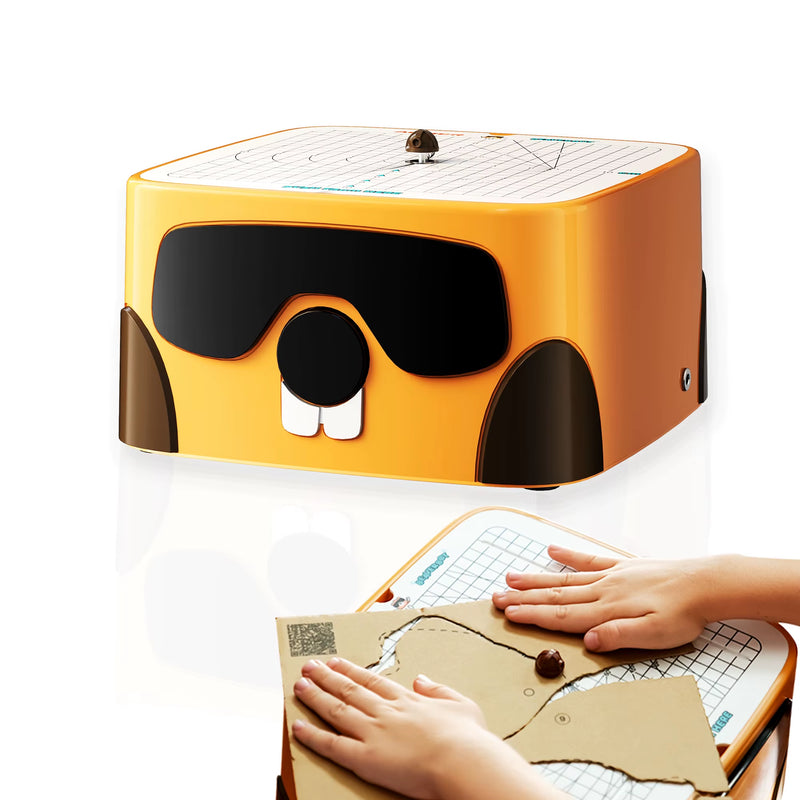 Beaverbot Safe Cardboard Construction Kit for Kids DIY Cutter Cutting Activity Toy Cardboardcraft Machine Cardboard Saw