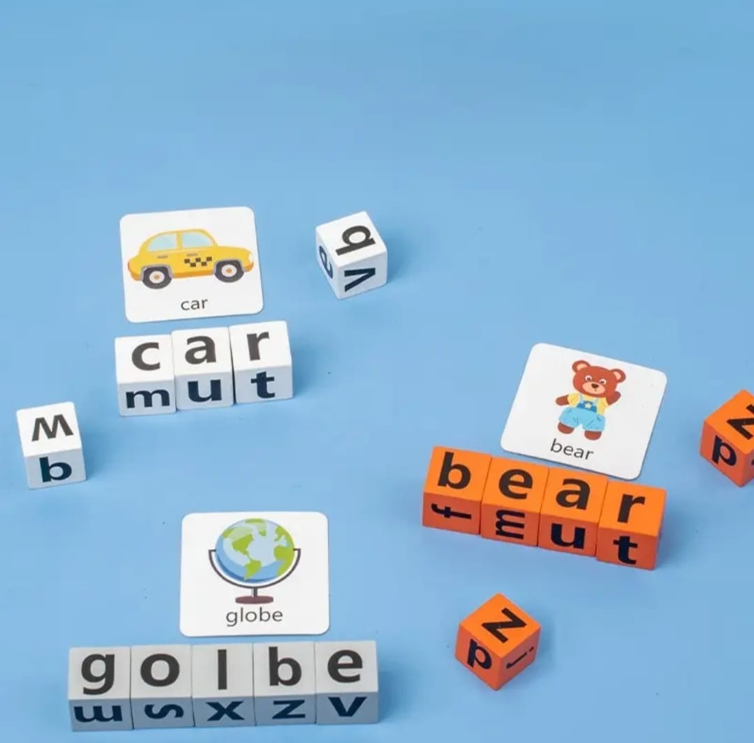 Spelling Word Game for Kids – Fun Letter Matching & Vocabulary Builder with bell