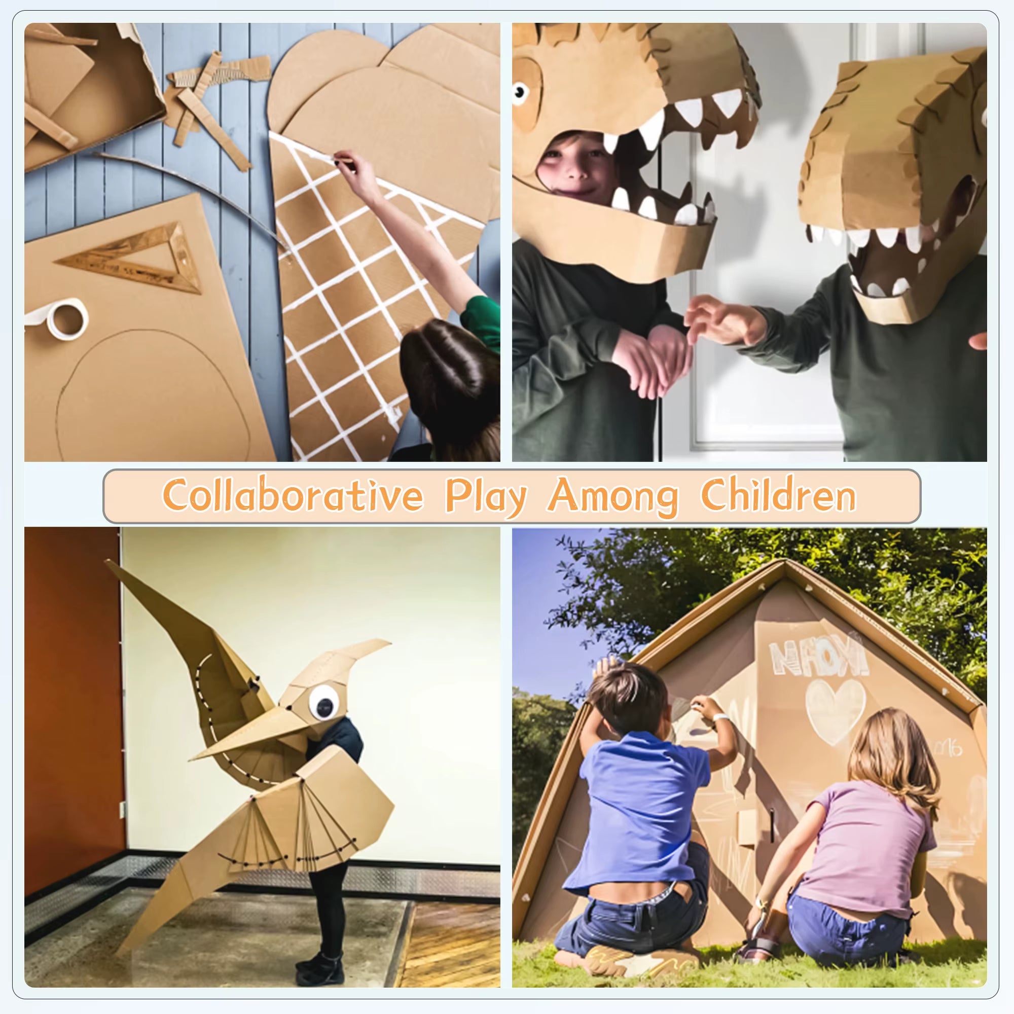 Beaverbot Safe Cardboard Construction Kit for Kids DIY Cutter Cutting Activity Toy Cardboardcraft Machine Cardboard Saw