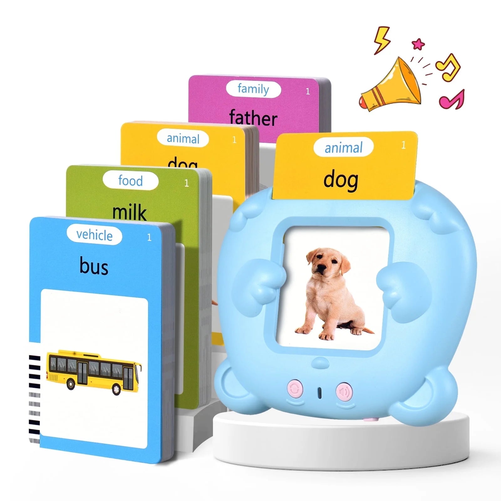 Talking Flash Cards with 224 Sight Words, Montessori Learning Toys, Learning Educational Gifts for Birthday & Christmas