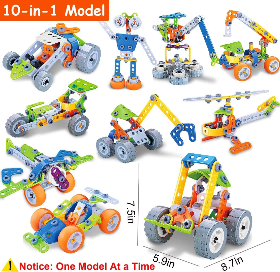 Creative STEM Building Set - Engineering Toy – Build, Learn & Play
