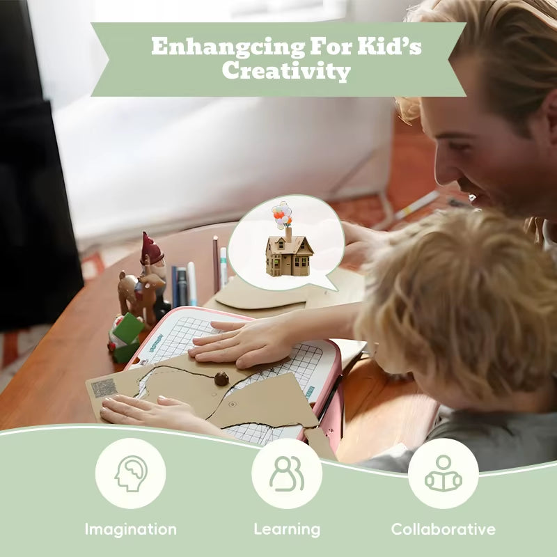 Beaverbot Creative Cardboard Cutting Tool for Children – Safe Blade‑Free Design