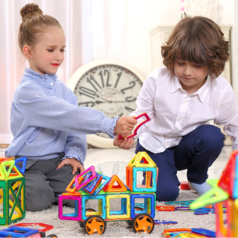 Magnetic Building Blocks Set - STEM Learning Toy