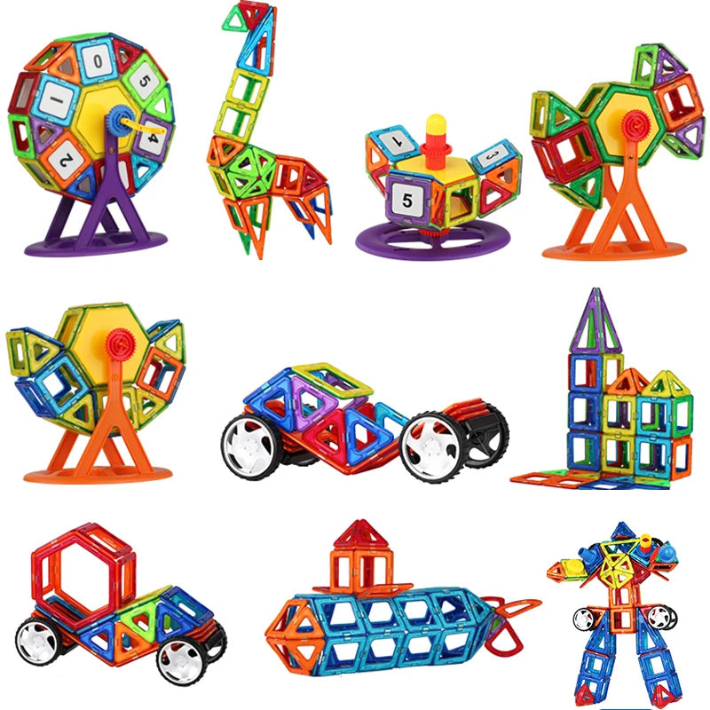 Magnetic Building Blocks Set - STEM Learning Toy