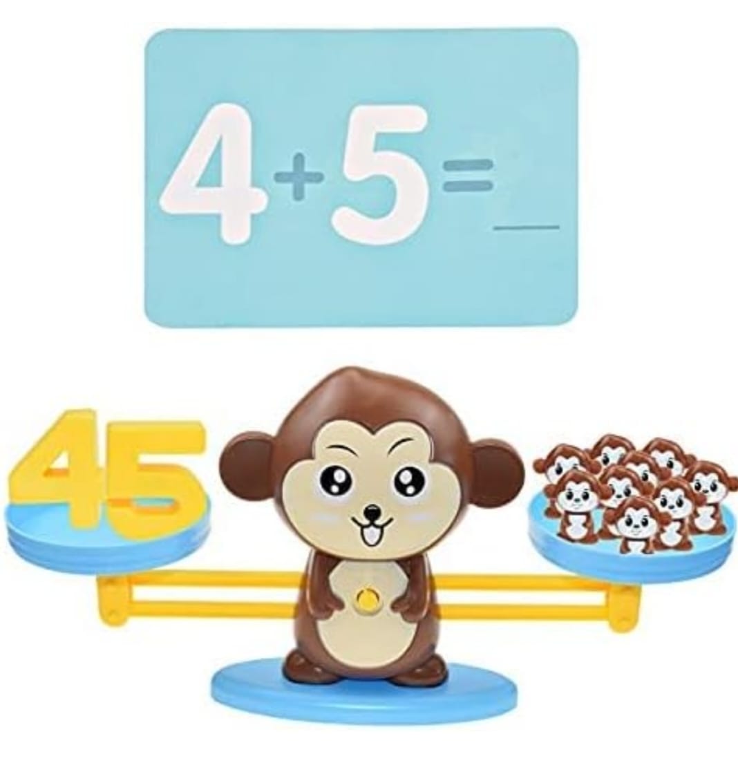 Monkey Balance Math Toy – Counting & Number Learning Game