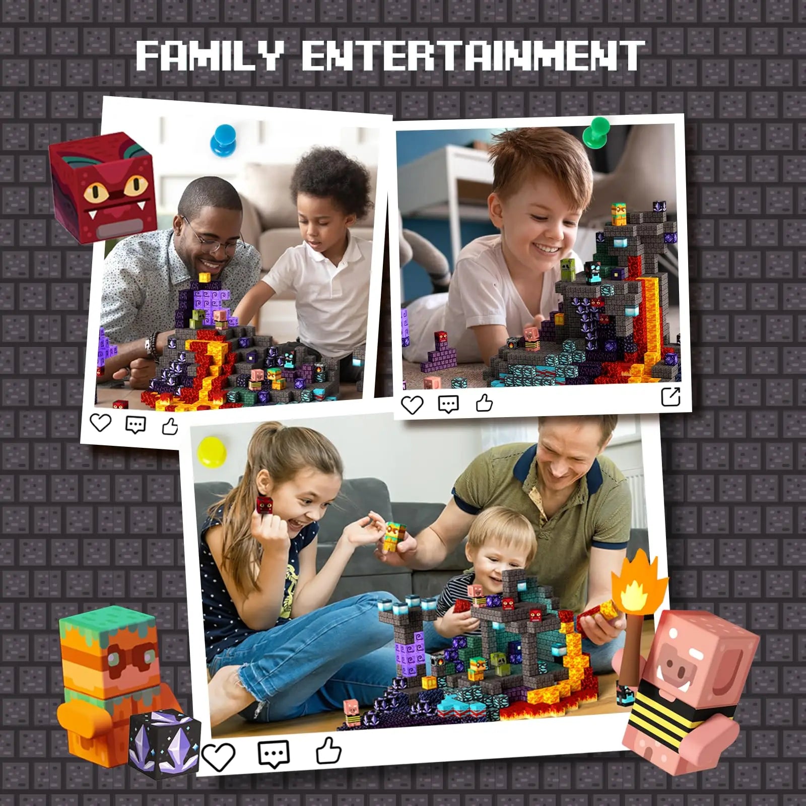 Minecraft Magnetic Construction Toys