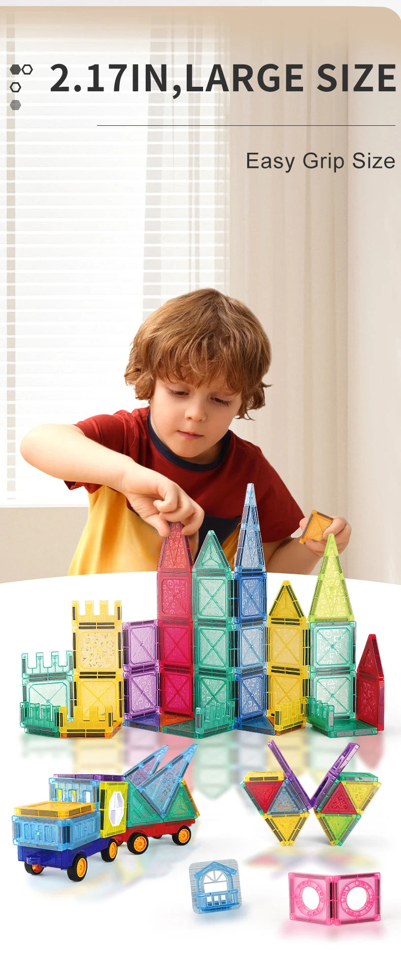 Magnetic Tiles Building Blocks