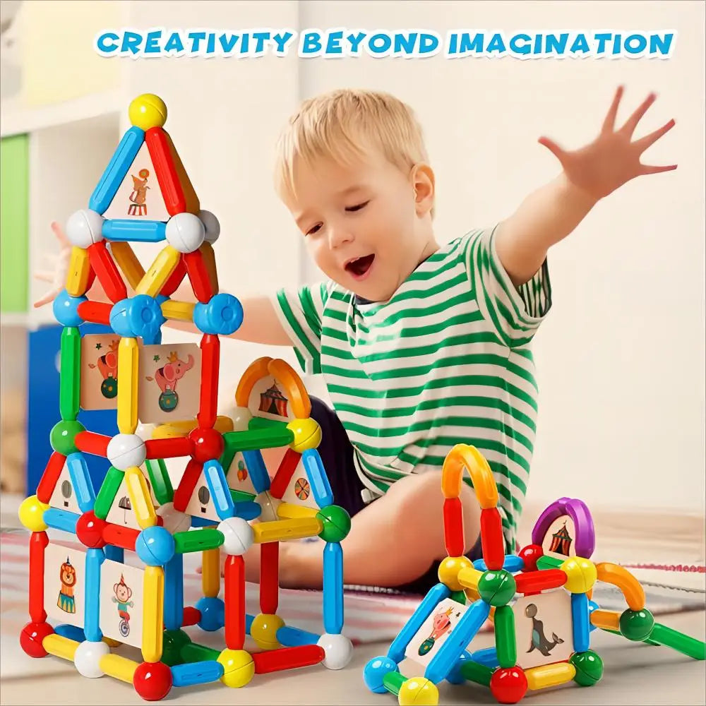 Magnetic sticks Building  Blocks Toys