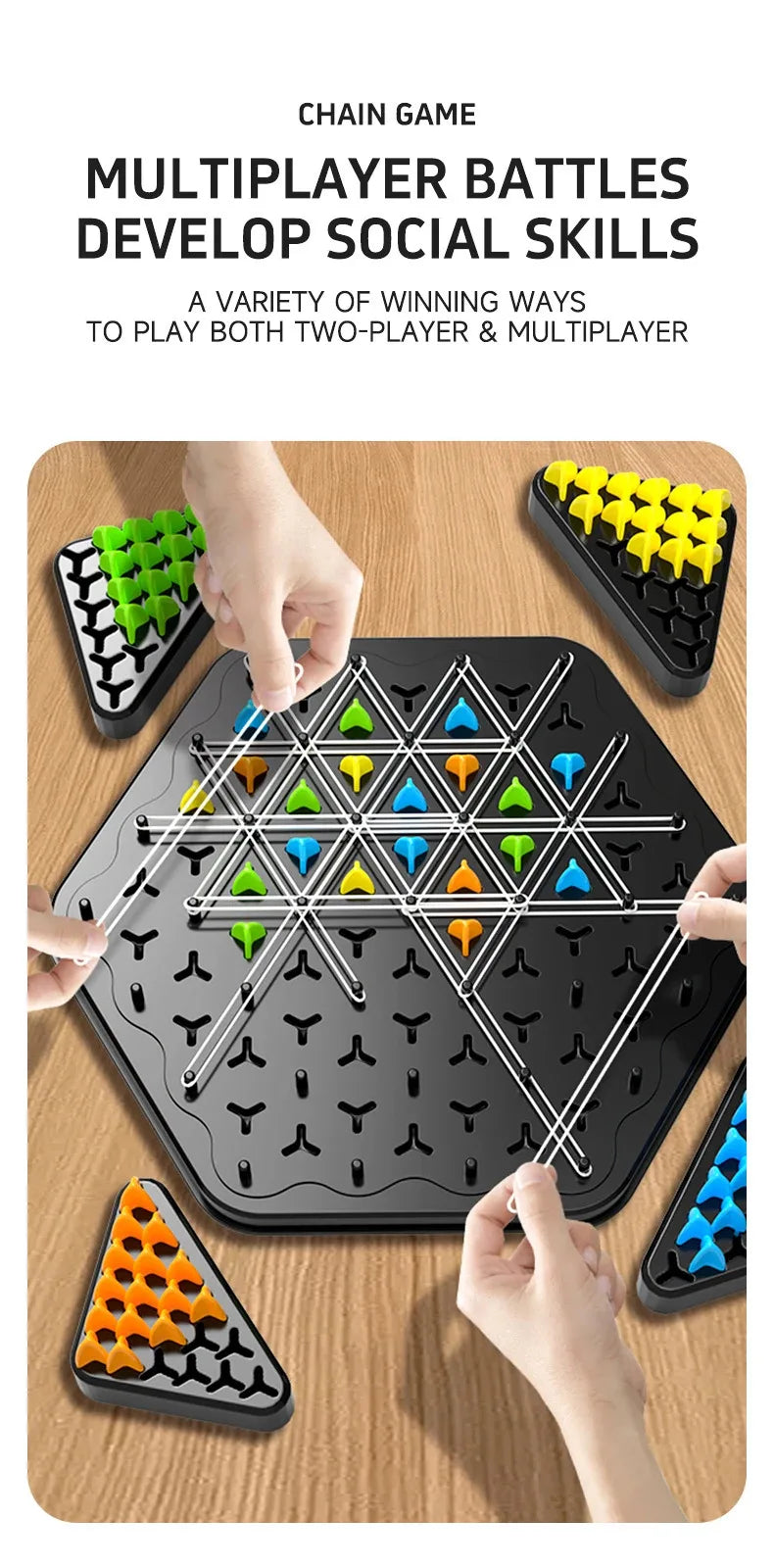 Triangle Chess Splendor Board Game