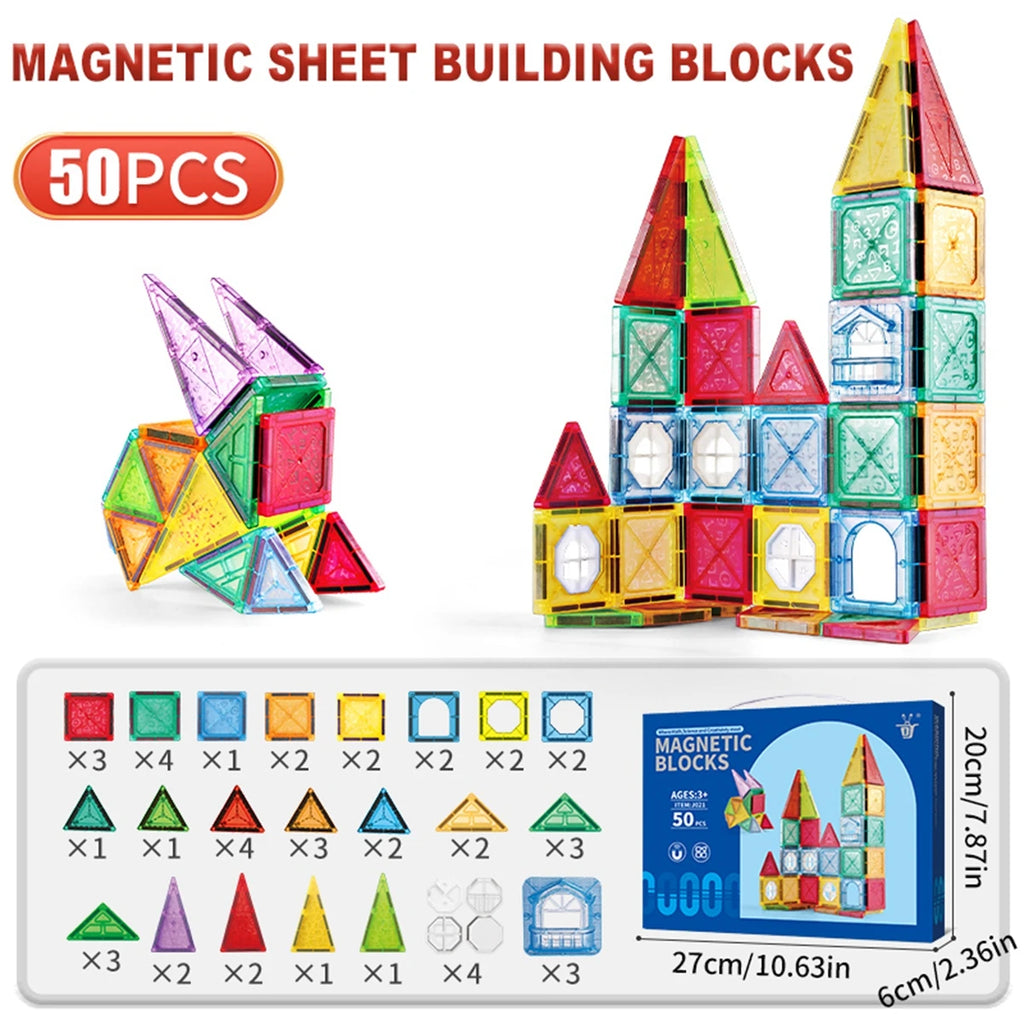 Magnetic Tiles Building Blocks
