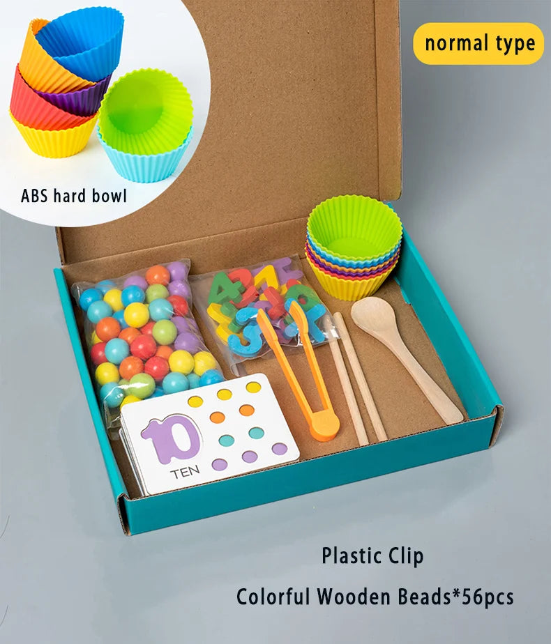 Montessori Math Learning Board - Number & Arithmetic Matching Toy