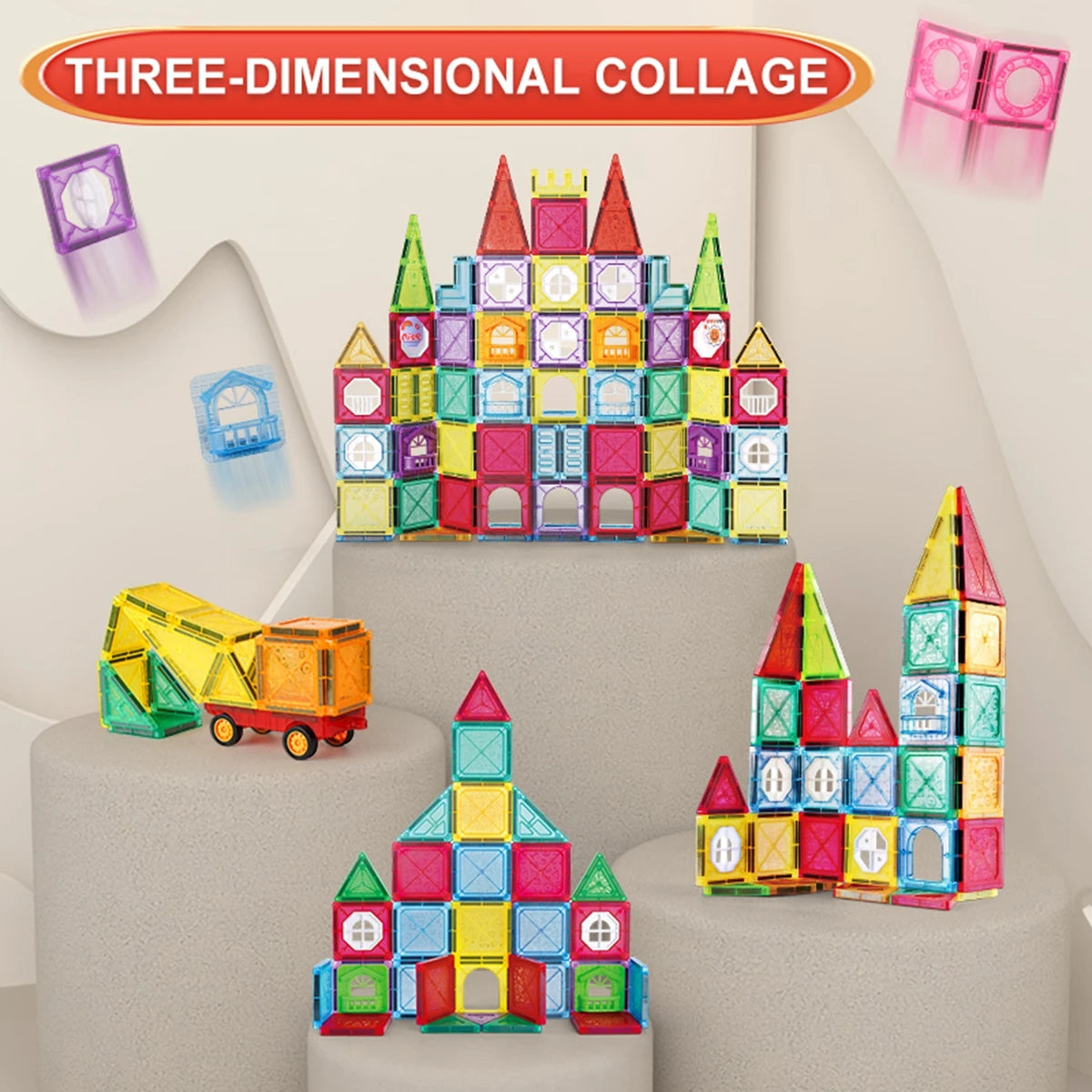 Magnetic Tiles Building Blocks