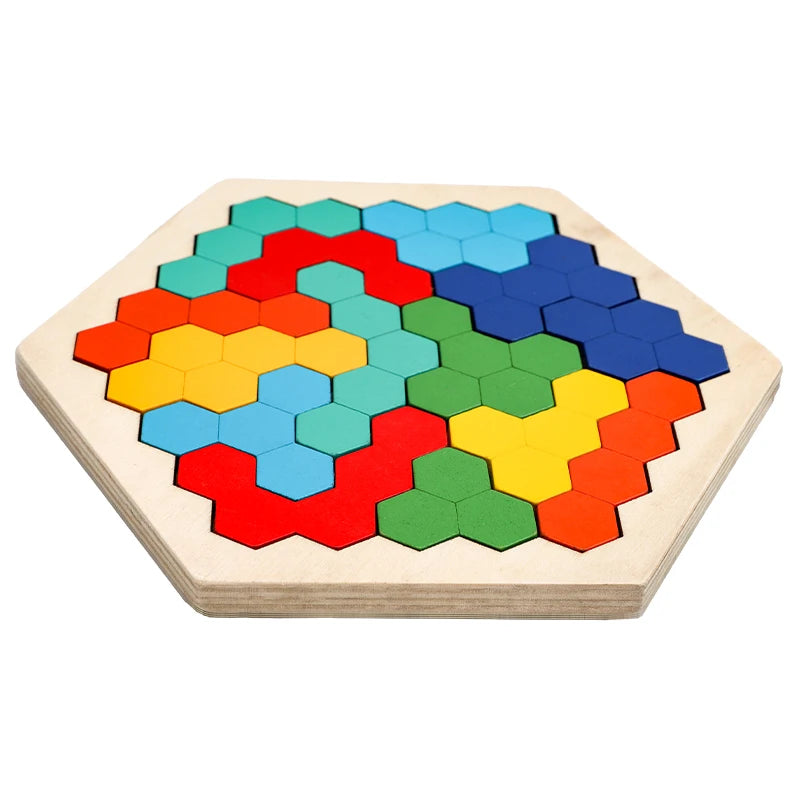 Colorful 3D Puzzle Wooden Toys