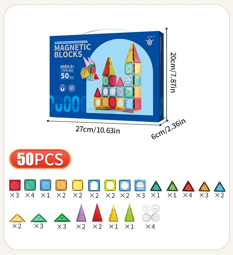 Magnetic Tiles Building Blocks