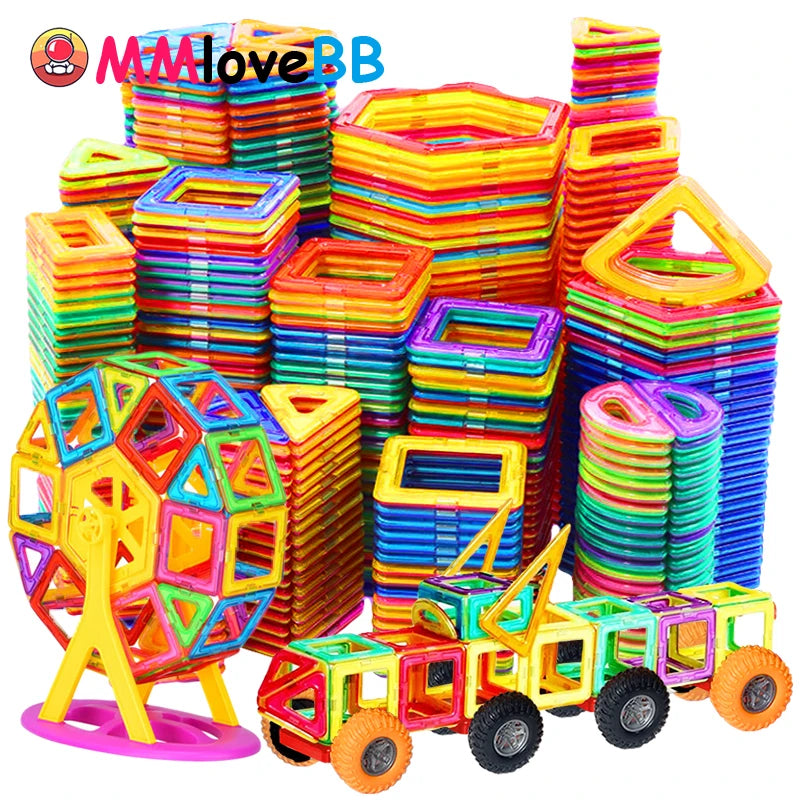 Magnetic Building Blocks Set - STEM Learning Toy