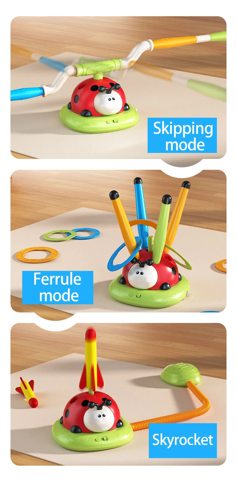 Multifunction Jump & Rocket Toy