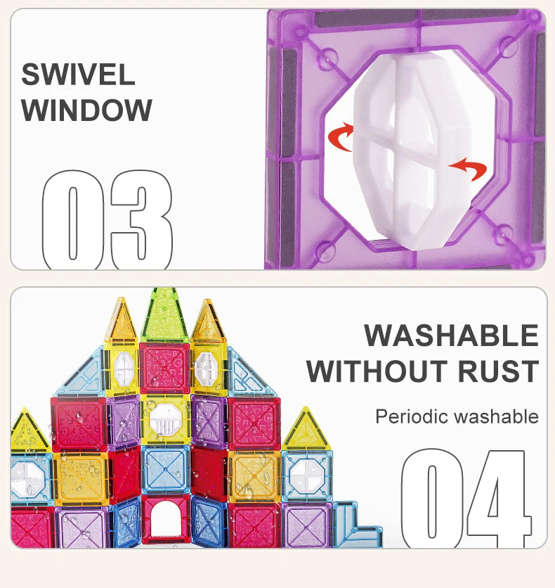 Magnetic Tiles Building Blocks