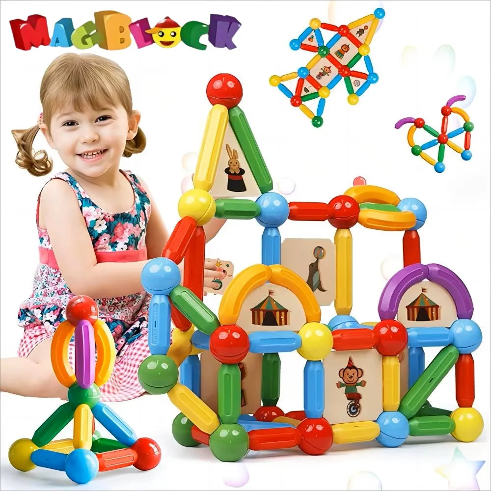Magnetic sticks Building  Blocks Toys
