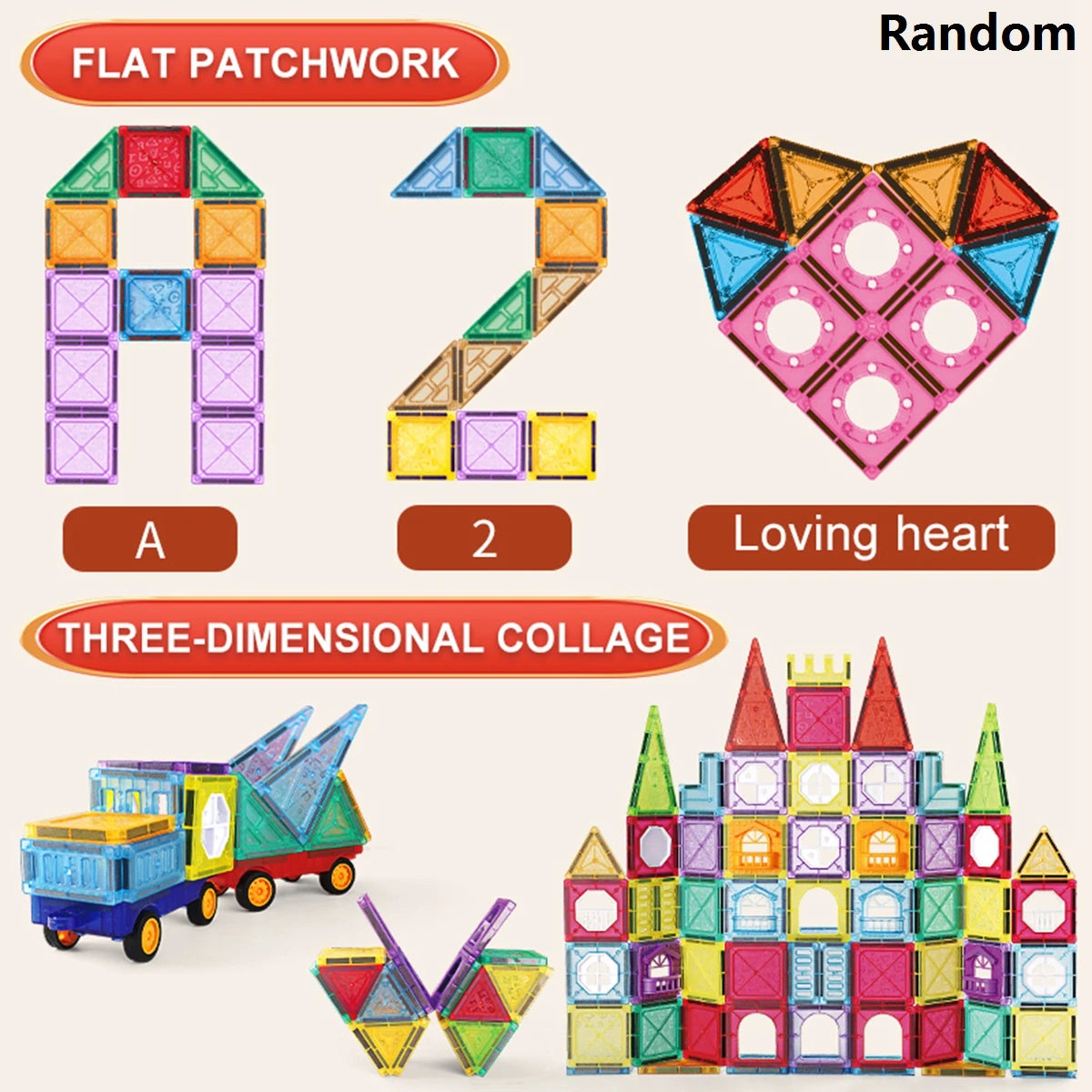 Magnetic Tiles Building Blocks