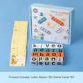 Wooden Spelling Game - Letter Matching Word Building Toy