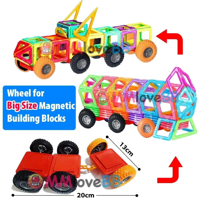 Magnetic Building Blocks Set - STEM Learning Toy