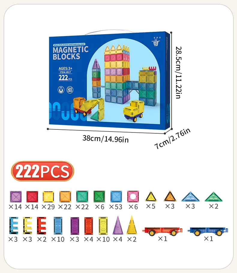 Magnetic Tiles Building Blocks