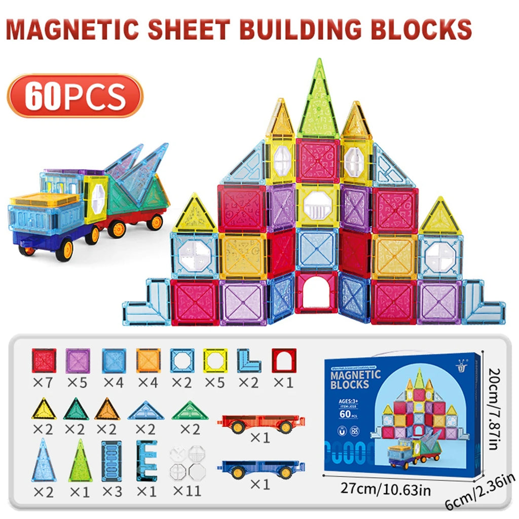Magnetic Tiles Building Blocks