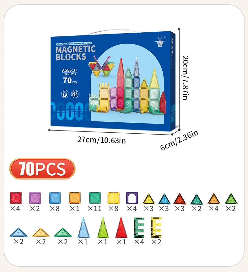 Magnetic Tiles Building Blocks