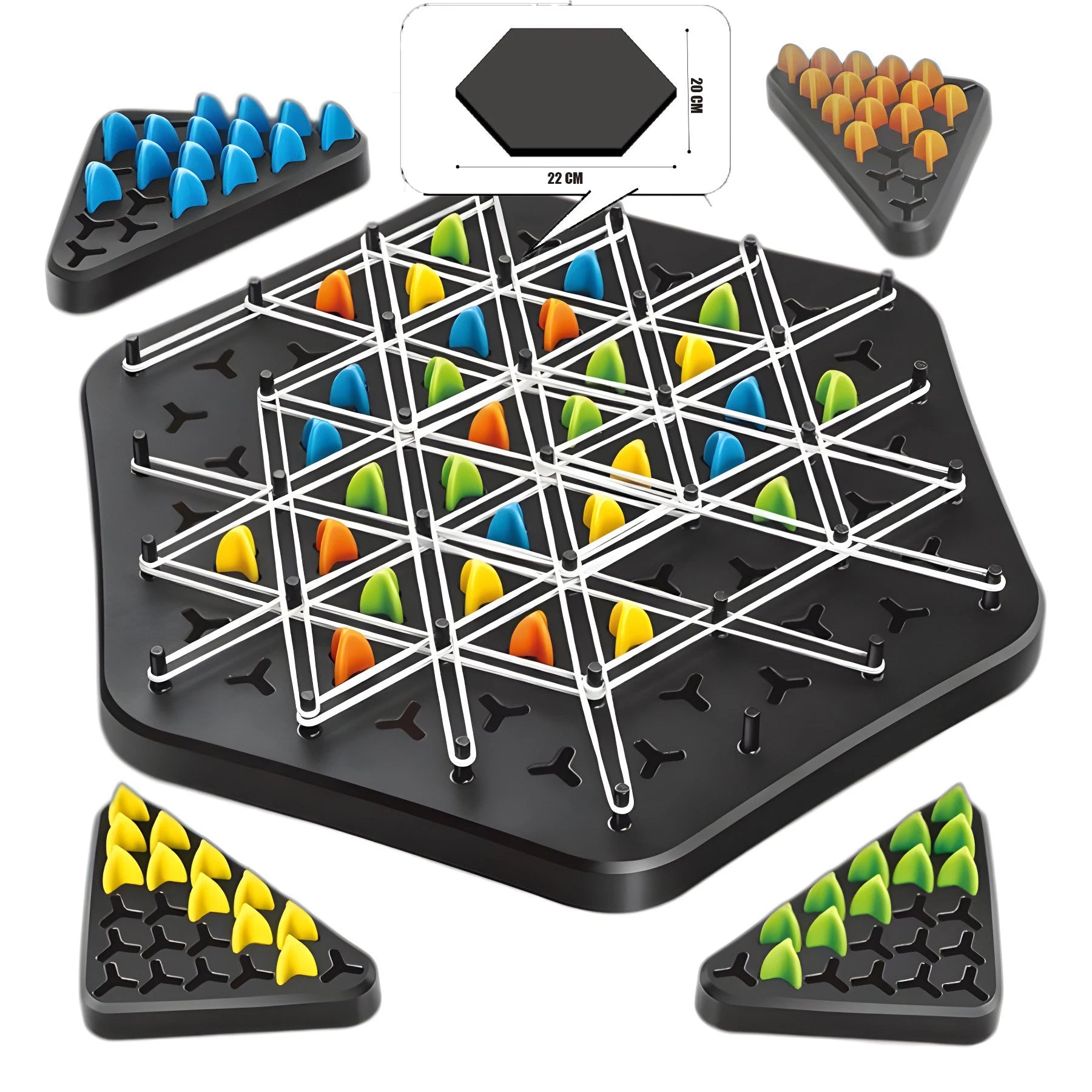 Triangle Chess Splendor Board Game