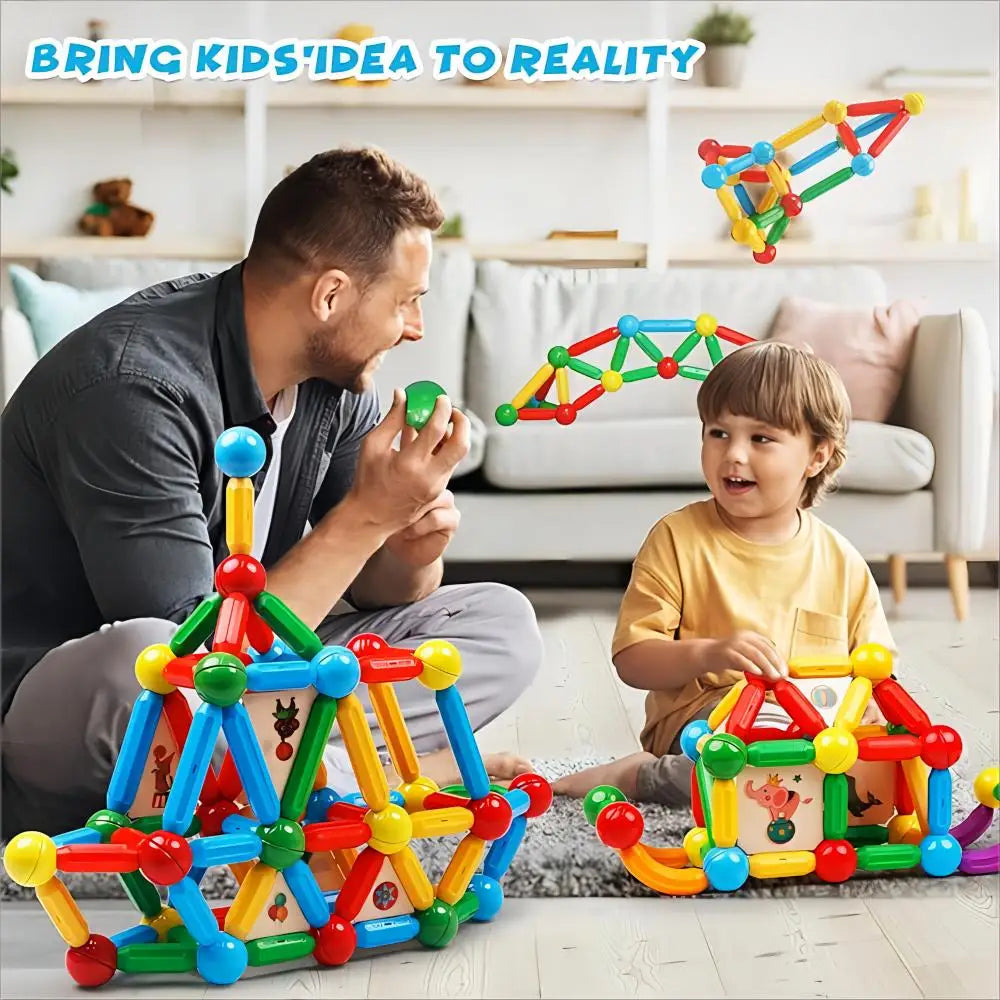 Magnetic sticks Building  Blocks Toys