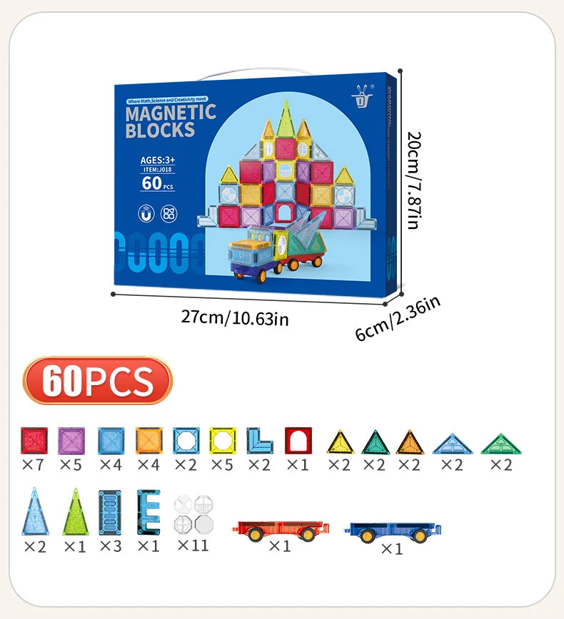 Magnetic Tiles Building Blocks
