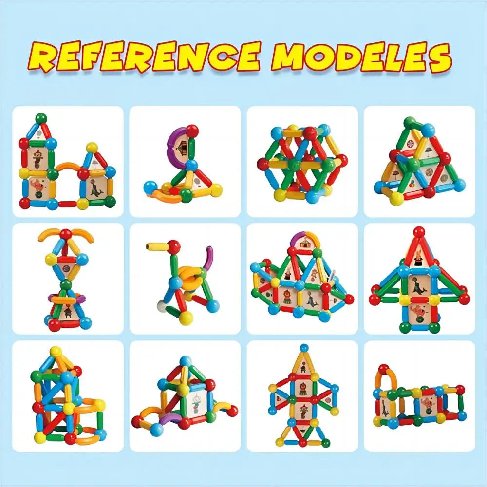 Magnetic sticks Building  Blocks Toys