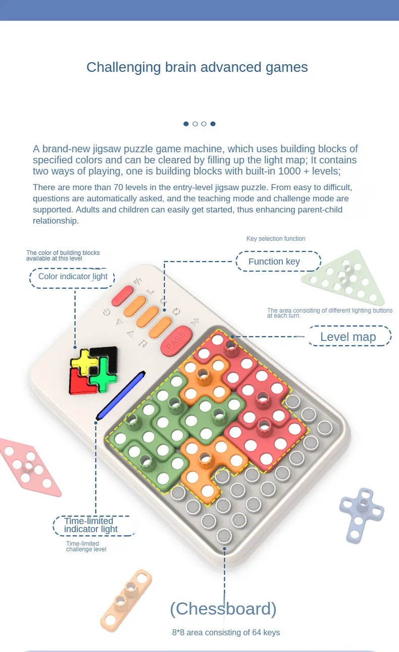 Super Block Smart Jigsaw Game Puzzle