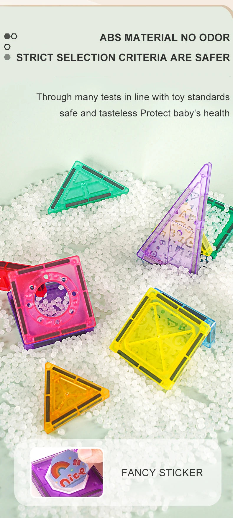 Magnetic Tiles Building Blocks