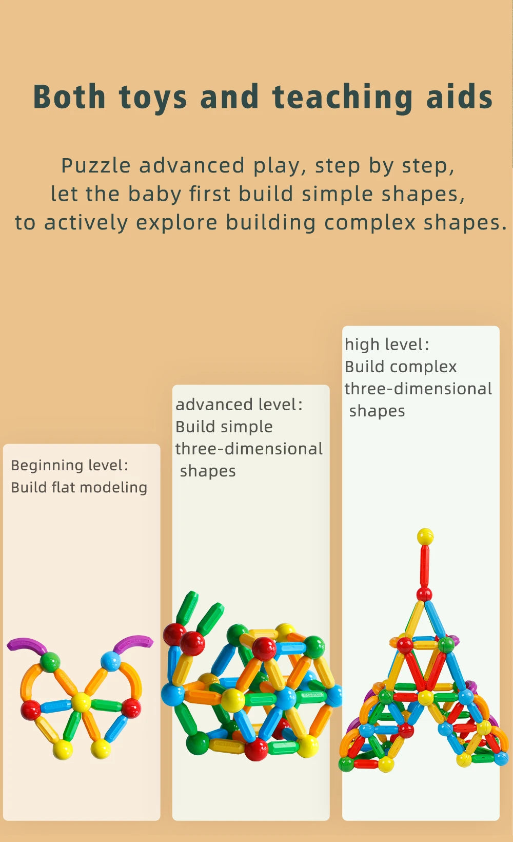 Magnetic sticks Building  Blocks Toys