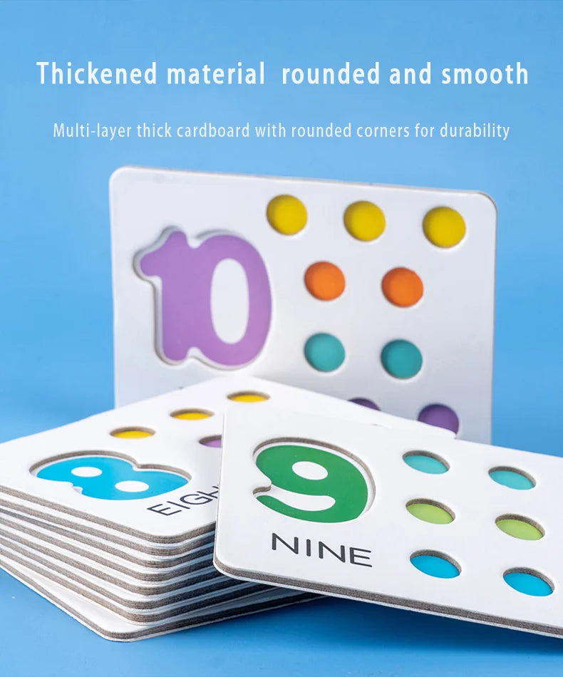 Montessori Math Learning Board - Number & Arithmetic Matching Toy