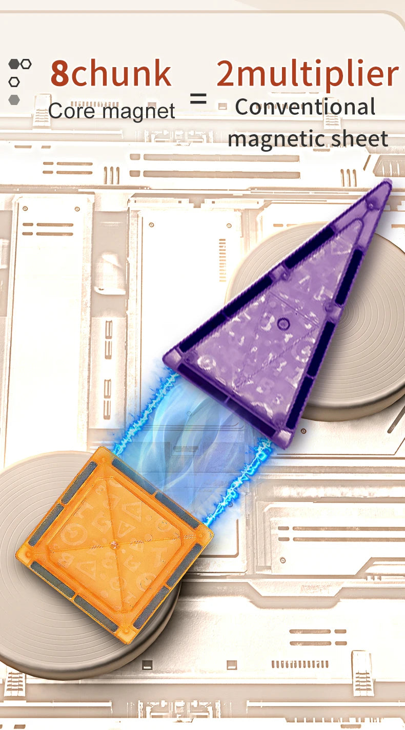 Magnetic Tiles Building Blocks