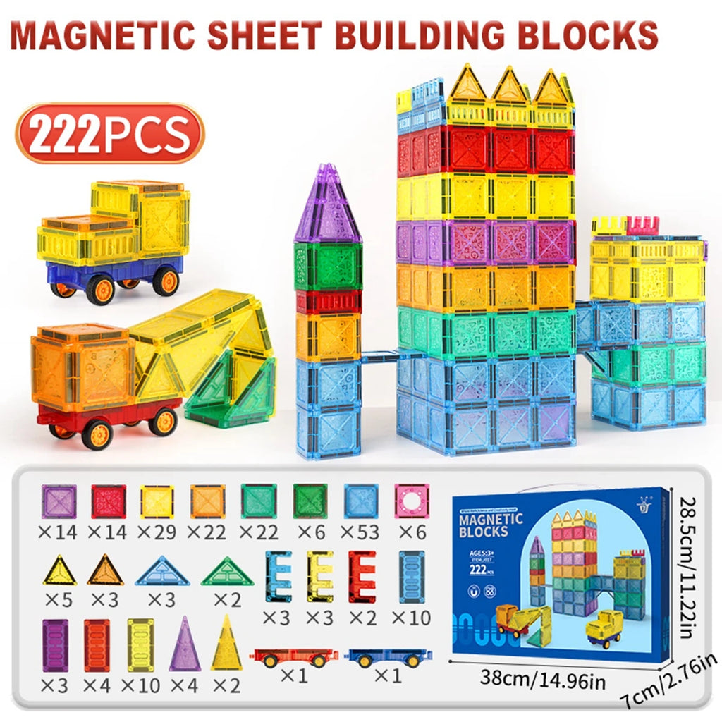 Magnetic Tiles Building Blocks