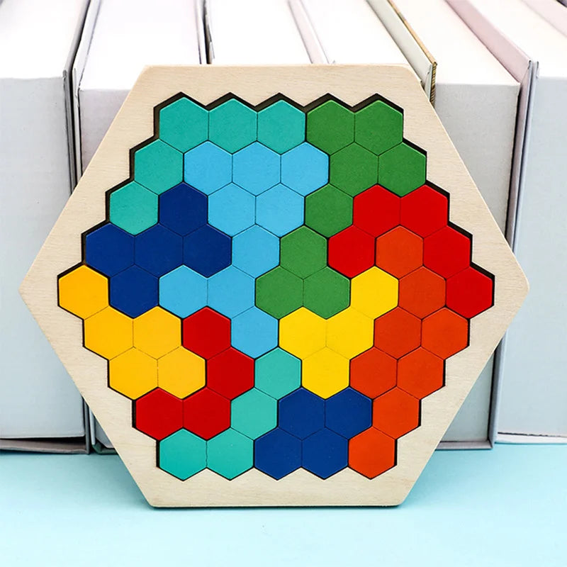 Colorful 3D Puzzle Wooden Toys