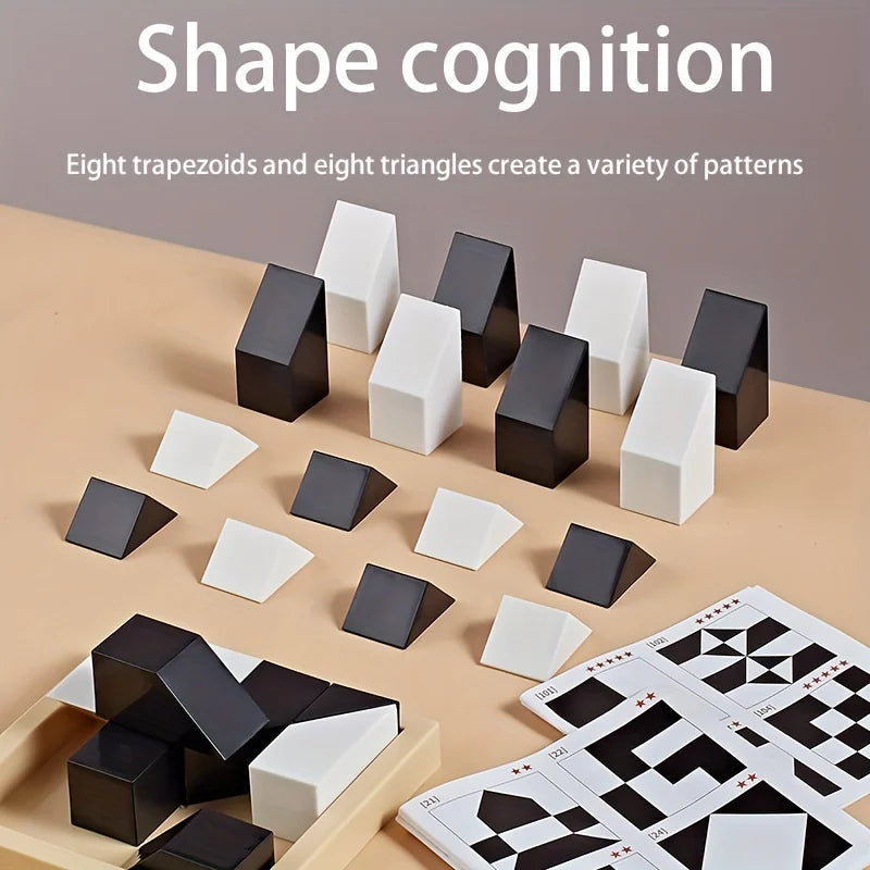 Hidden Block Puzzle Game - 120 Level Logic & Spatial Reasoning Toy